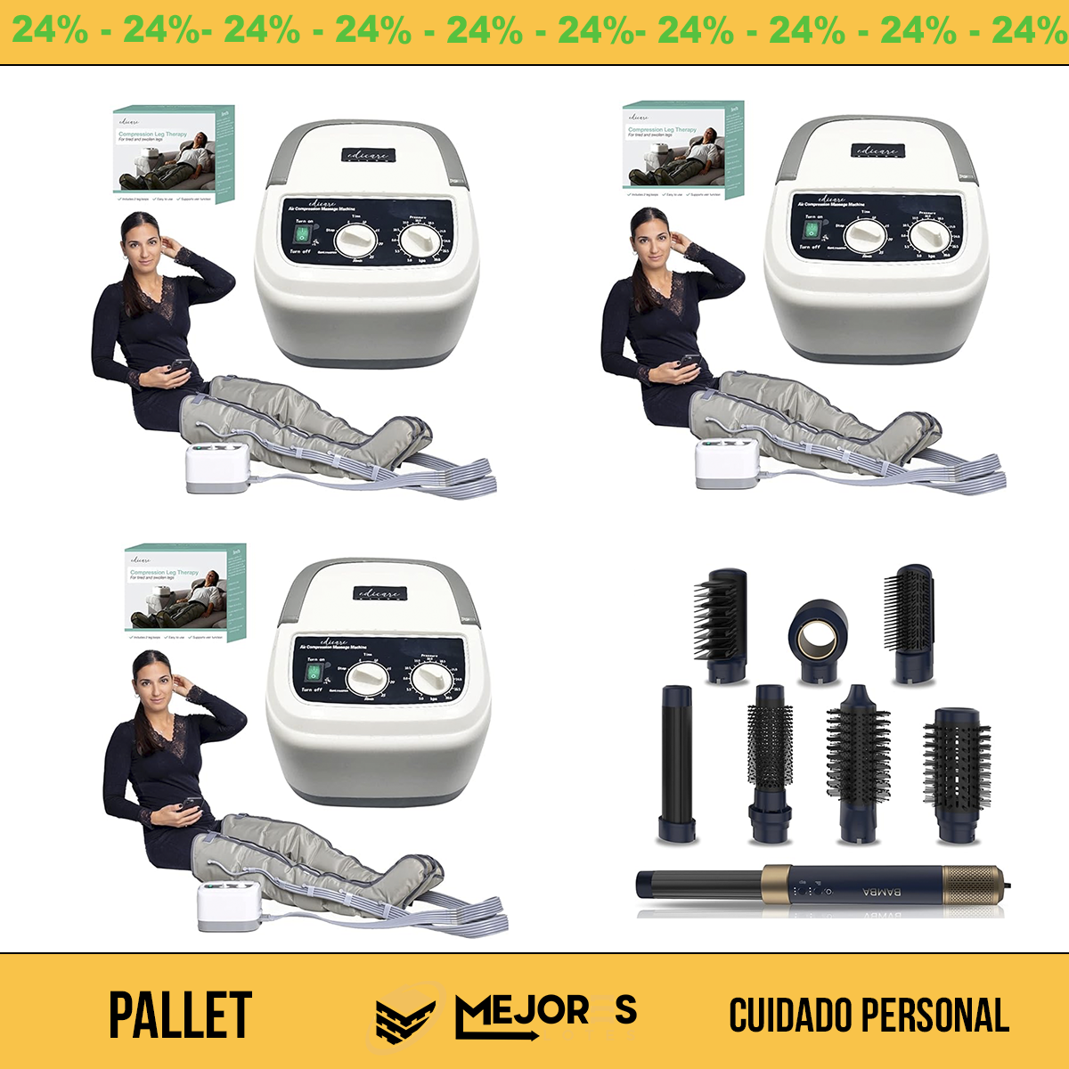 Pallet di 24 articoli non controllati, cura della persona, lotto n. 10203886